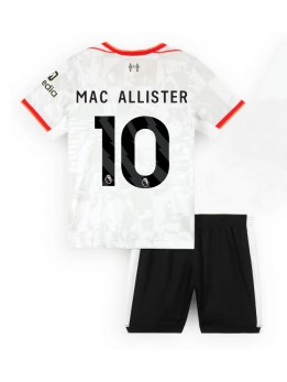 Liverpool Alexis Mac Allister #10 Ausweichtrikot für Kinder 2024-25 Kurzarm (+ Kurze Hosen)